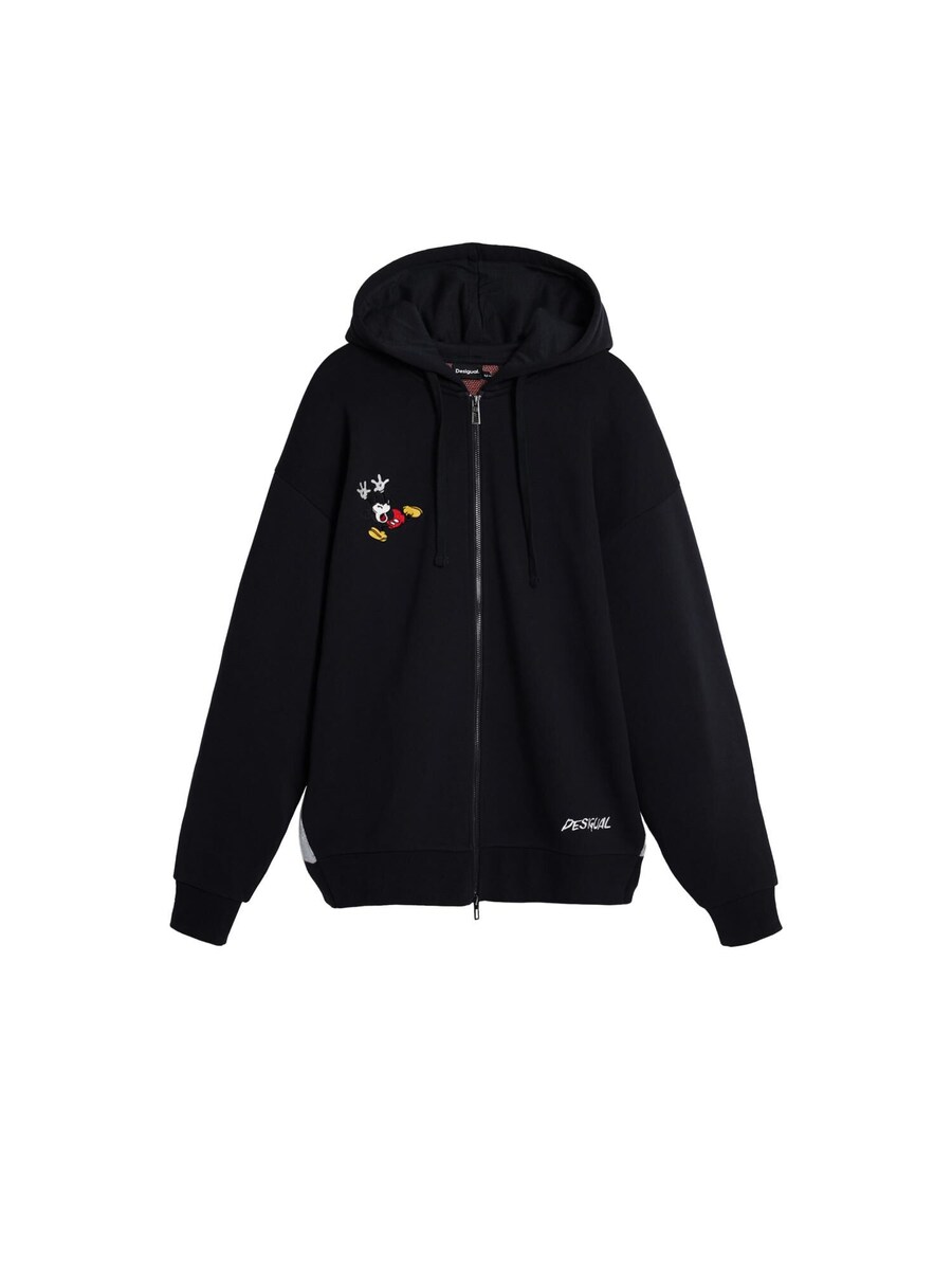 Толстовка с капюшоном на молнии Desigual Mickey Mouse, черный
Толстовка с капюшоном на молнии Desigual Mickey Mouse, черный