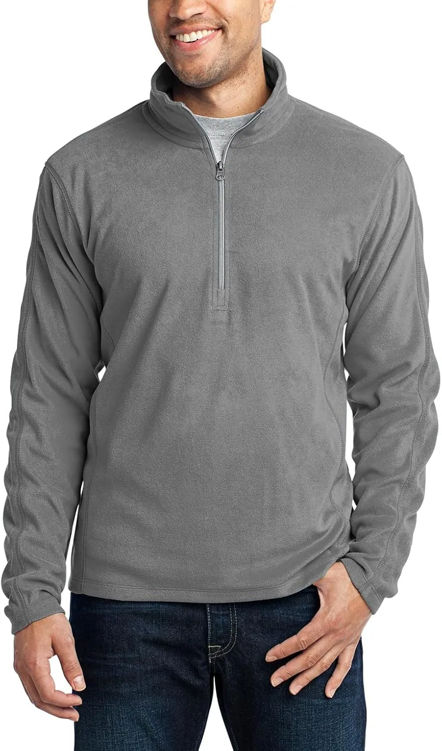 Мужской полузастегивающийся свитер JustBlanks из микрофлиса
Мужской полузастегивающийся свитер JustBlanks из микрофлиса