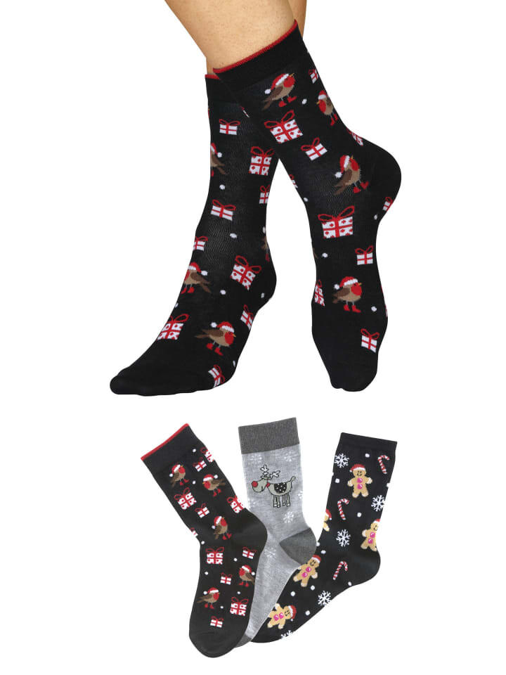 Носки HIS, цвет 2x schwarz-gemustert, 1x grau-gemustert
Носки HIS, цвет 2x schwarz-gemustert, 1x grau-gemustert