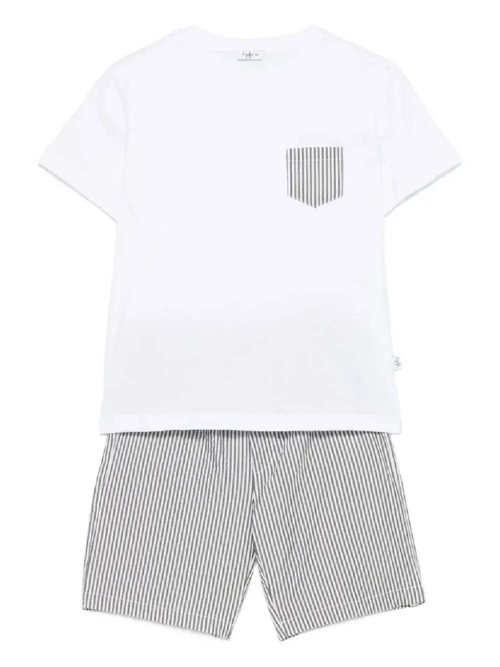 Набор из футболки и шорт из хлопка Il Gufo, белый
Набор из футболки и шорт из хлопка Il Gufo, белый