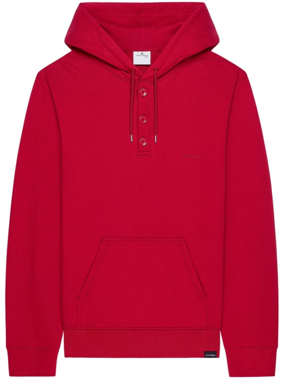 Courrèges худи на пуговицах, красный
Courrèges худи на пуговицах, красный