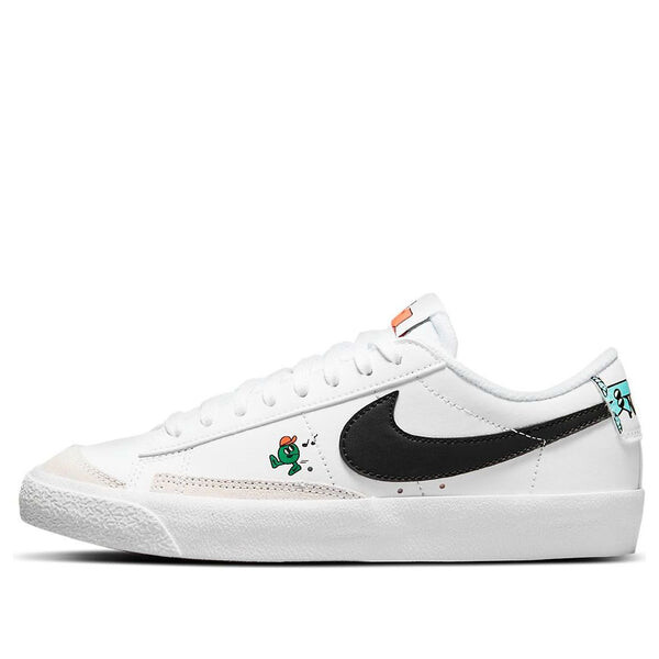 Кроссовки blazer low '77 'the world is your playground' Nike, белый 
Кроссовки blazer low '77 'the world is your playground' Nike, белый