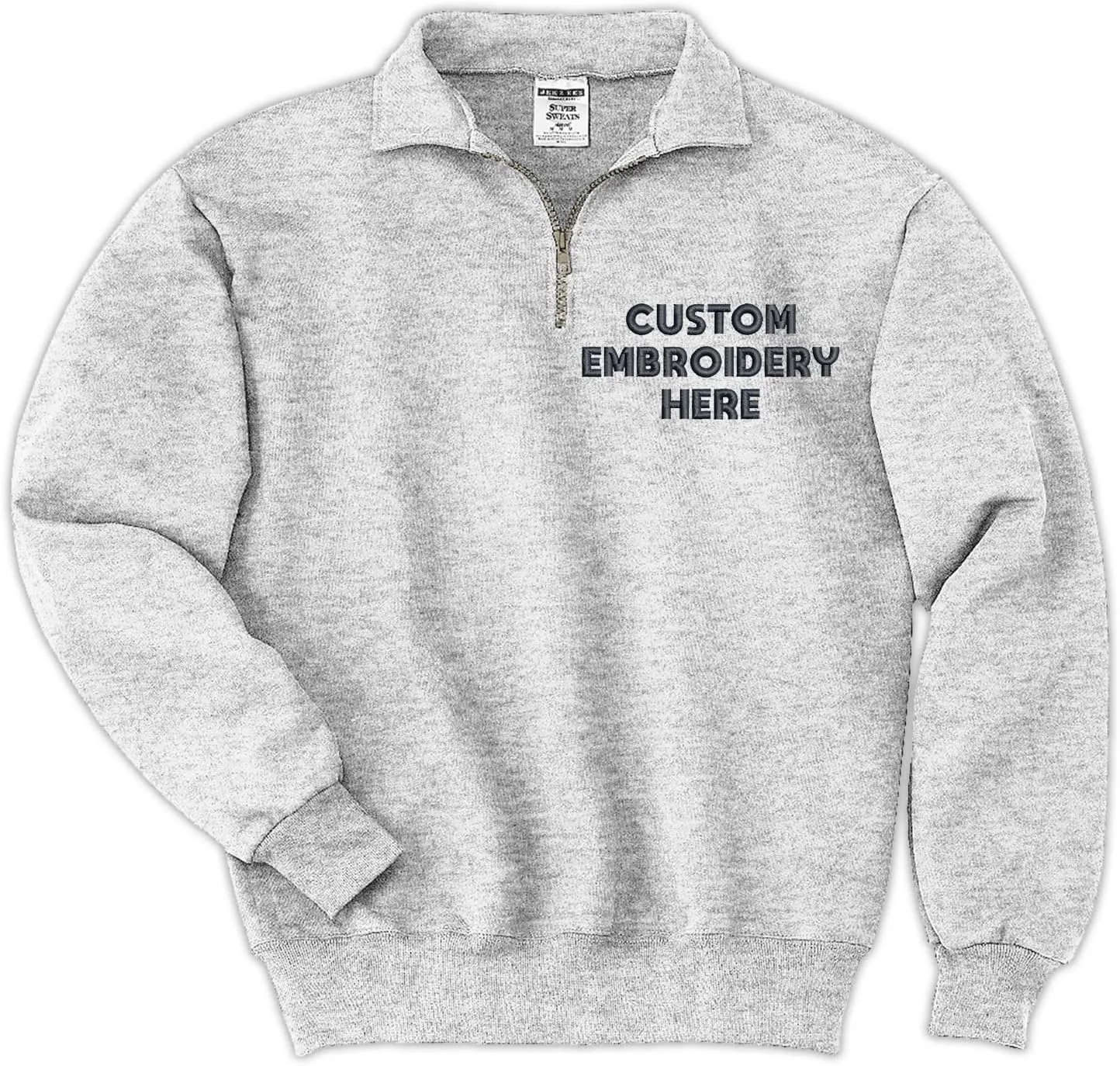 Индивидуальная вышивка на свитере quarter zip, логотип компании LOGO IMPRESSION
Индивидуальная вышивка на свитере quarter zip, логотип компании LOGO IMPRESSION