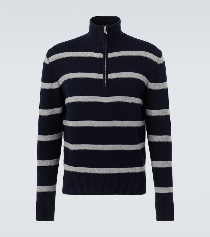 Свитер из шерсти и кашемира с полузастежкой Allude, 14/83
Свитер из шерсти и кашемира с полузастежкой Allude, 14/83