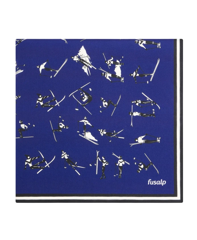 Шелковый шарф Fusalp, синий
Шелковый шарф Fusalp, синий