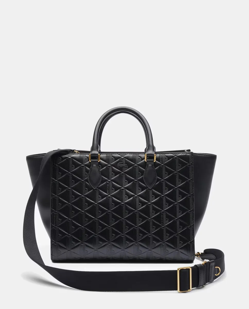 Большая сумка Maheki с тисненой монограммой Lacoste, черный
Большая сумка Maheki с тисненой монограммой Lacoste, черный