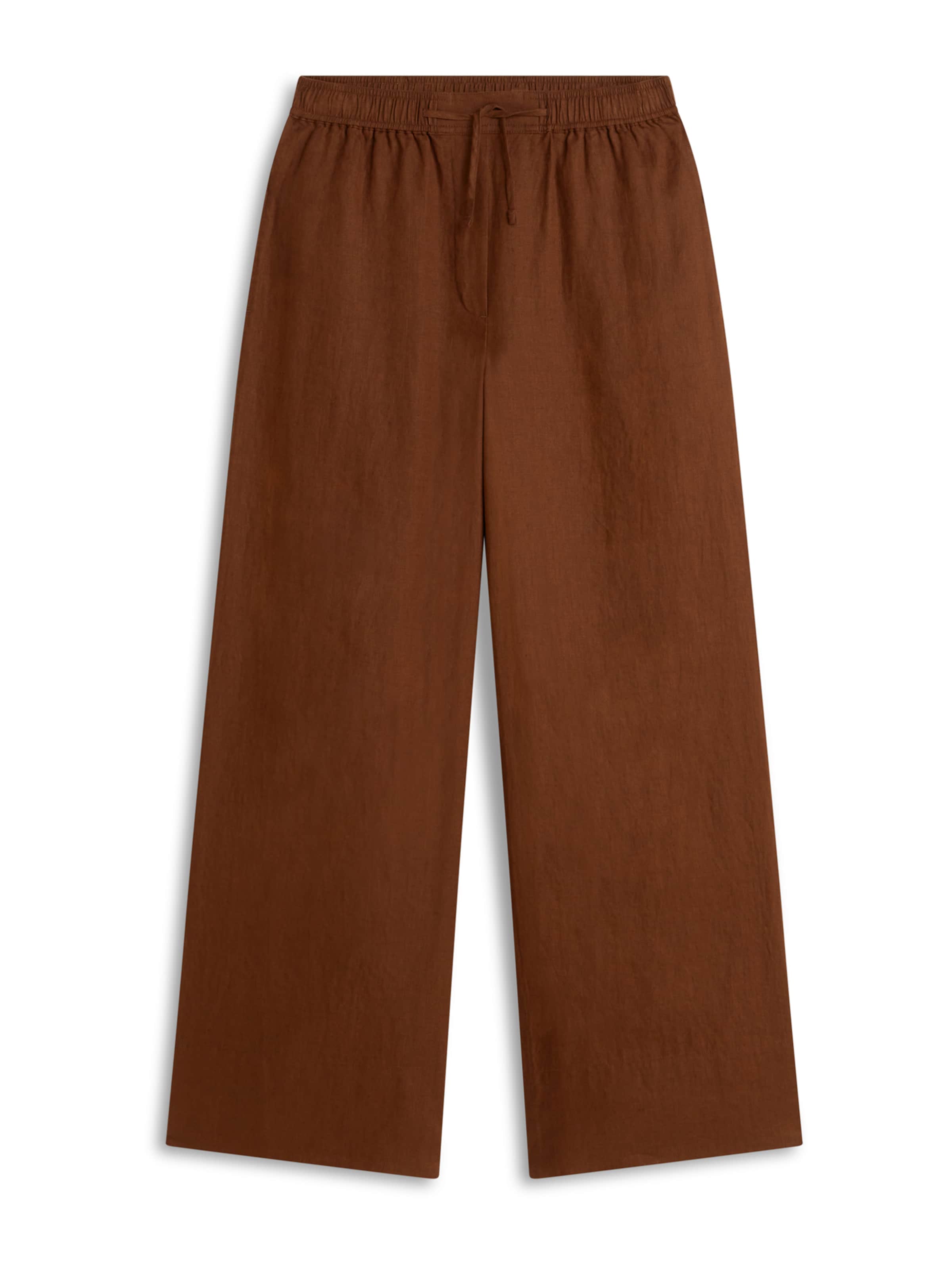 TOMMY HILFIGER Широкие брюки 'ESS' в цвете каштановый браун
TOMMY HILFIGER Широкие брюки 'ESS' в цвете каштановый браун