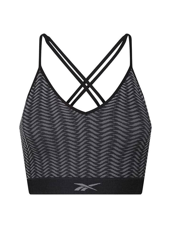 Спортивные бюстгальтер Reebok Ashletta, антрацит 
Спортивные бюстгальтер Reebok Ashletta, антрацит