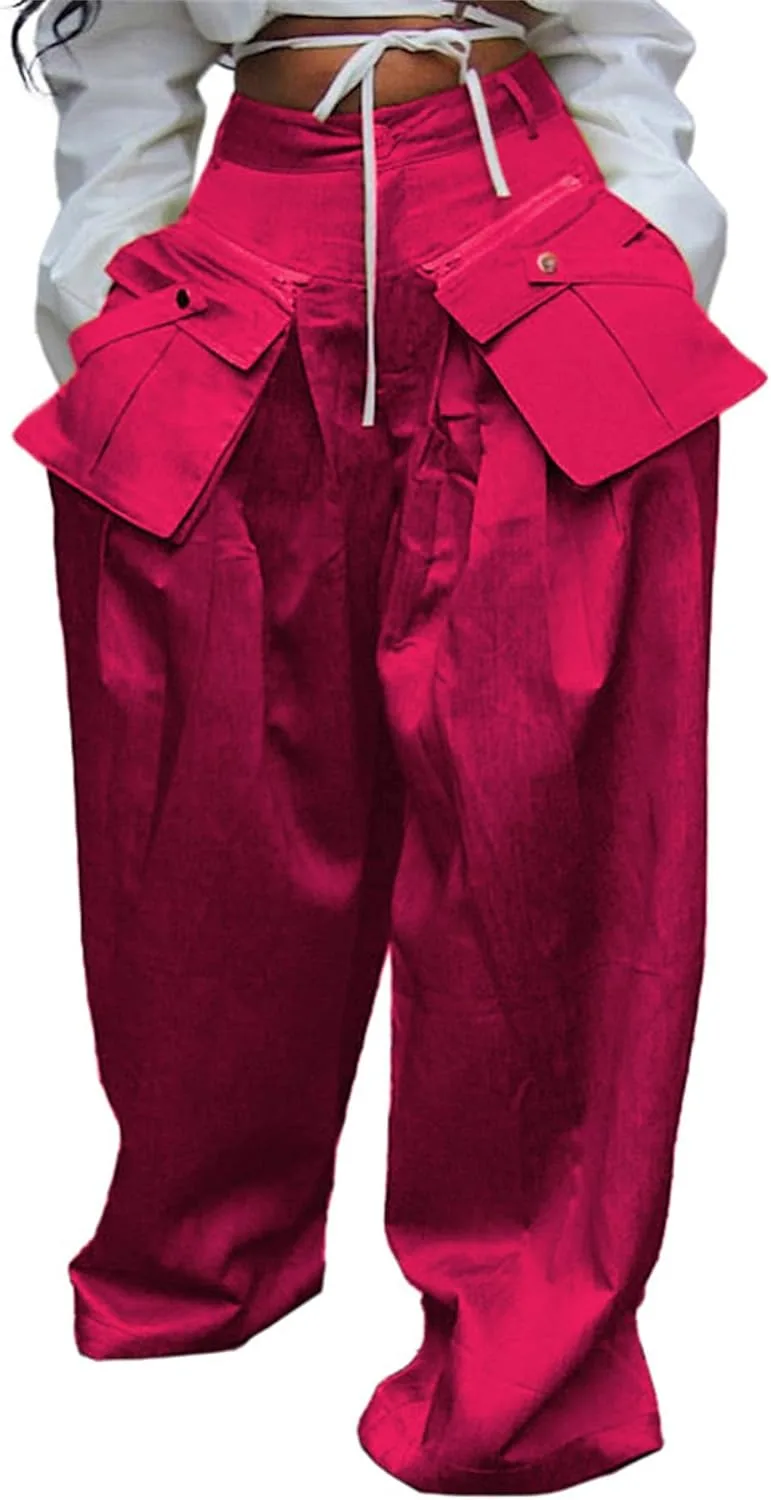 Женские сатиновые багги карго штаны Y2K с высокой талией Seltaon
Женские сатиновые багги карго штаны Y2K с высокой талией Seltaon