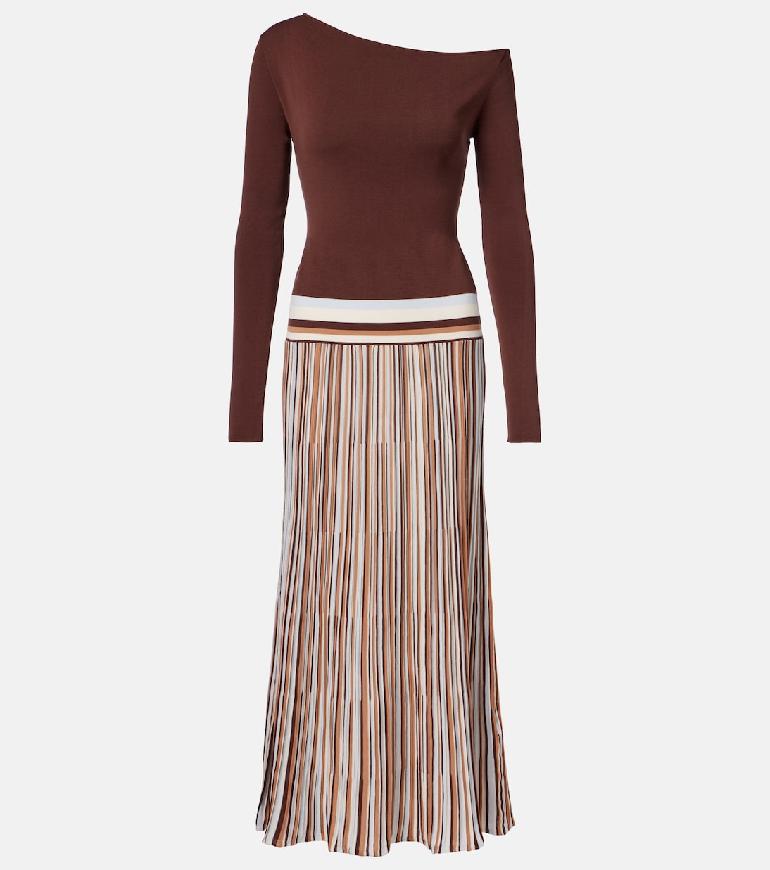 Сиара вязаное макси-платье из хлопковой смеси Faithfull, Cacao Stripe
Сиара вязаное макси-платье из хлопковой смеси Faithfull, Cacao Stripe