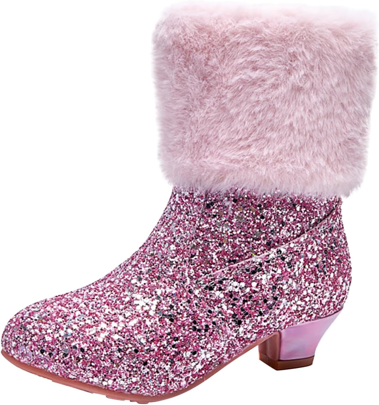 Детские блестящие ботильоны на щиколотку с меховой подкладкой, боковой молнией, пайетками, низким каблуком, теплые осенне-зимние модные туфли Generic, Pink
Детские блестящие ботильоны на щиколотку с меховой подкладкой, боковой молнией, пайетками, низким каблуком, теплые осенне-зимние модные туфли Generic, Pink