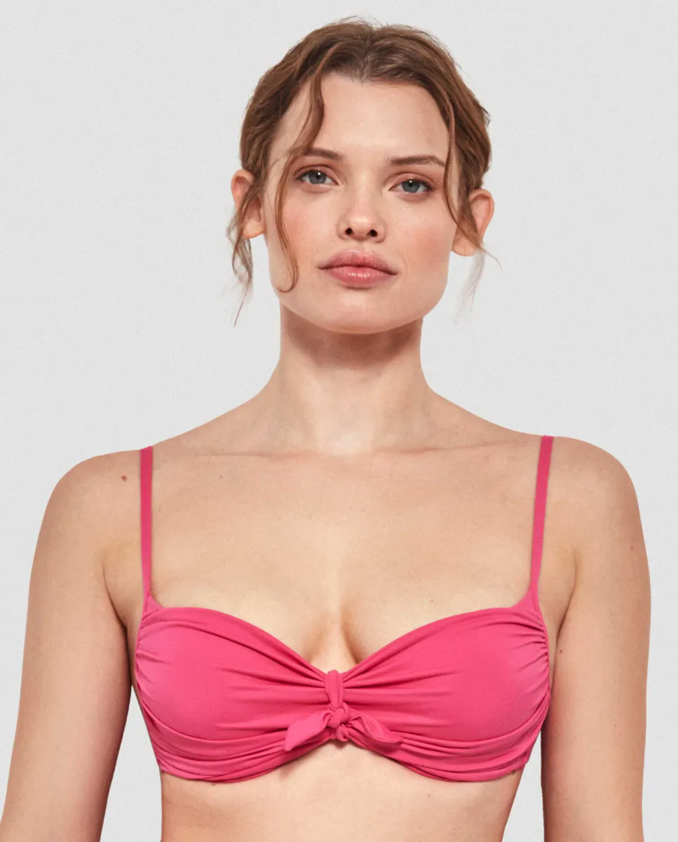 Однотонный лиф бикини пуш-ап Gisela, фуксия
Однотонный лиф бикини пуш-ап Gisela, фуксия