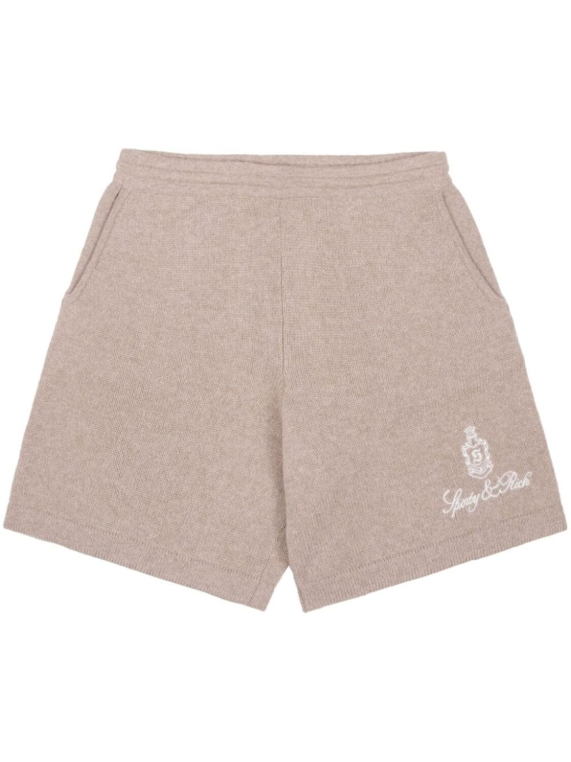 Sporty & Rich кашемировые шорты Vendome с вышитым логотипом, нейтральный цвет
Sporty & Rich кашемировые шорты Vendome с вышитым логотипом, нейтральный цвет