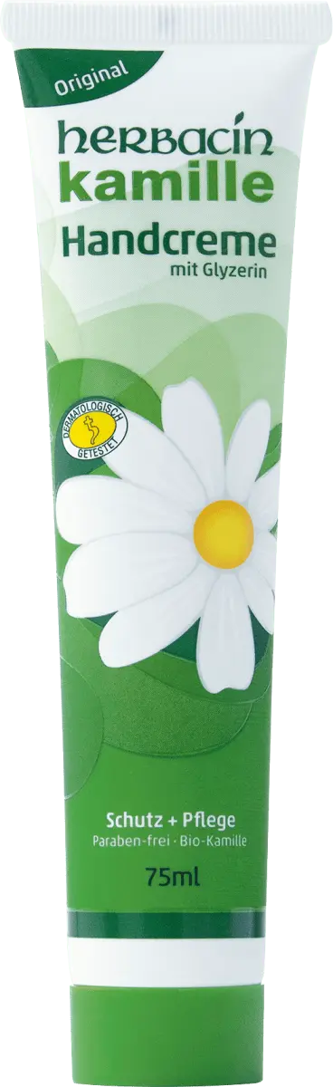 Крем для рук ромашка 75 мл. Herbacin
Крем для рук ромашка 75 мл. Herbacin