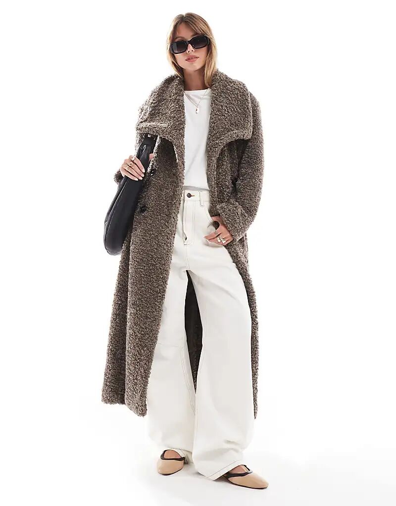 Мохнатое текстурированное пальто-плюшевый плед в серо-коричневом цвете Pretty Lavish, Коричневый, Мохнатое текстурированное пальто-плюшевый плед в серо-коричневом цвете Pretty Lavish
Мохнатое текстурированное пальто-плюшевый плед в серо-коричневом цвете Pretty Lavish, Коричневый, Мохнатое текстурированное пальто-плюшевый плед в серо-коричневом цвете Pretty Lavish