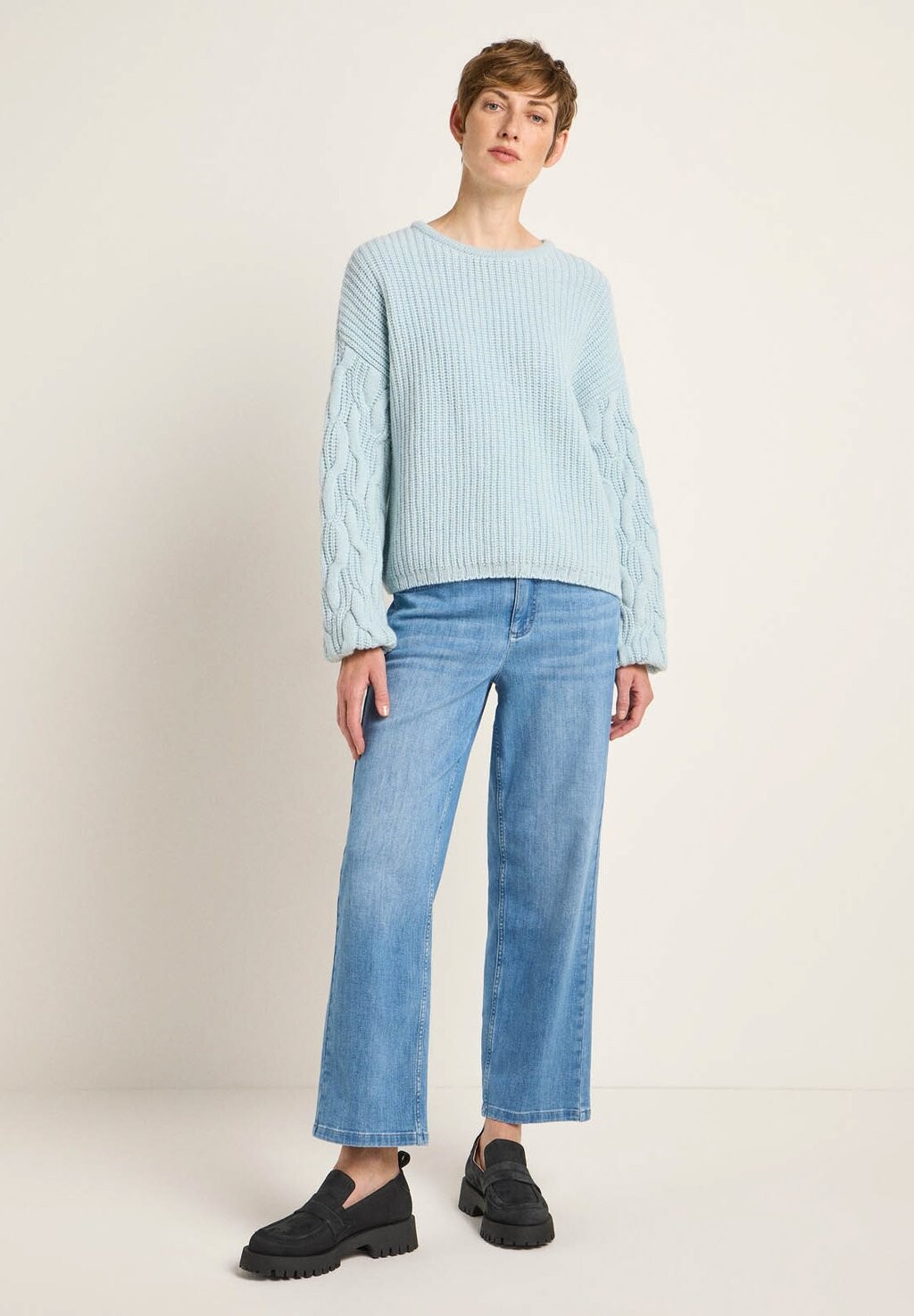 Джемпер MIT ZOPFMUSTER LANIUS, светло-голубой
Джемпер MIT ZOPFMUSTER LANIUS, светло-голубой