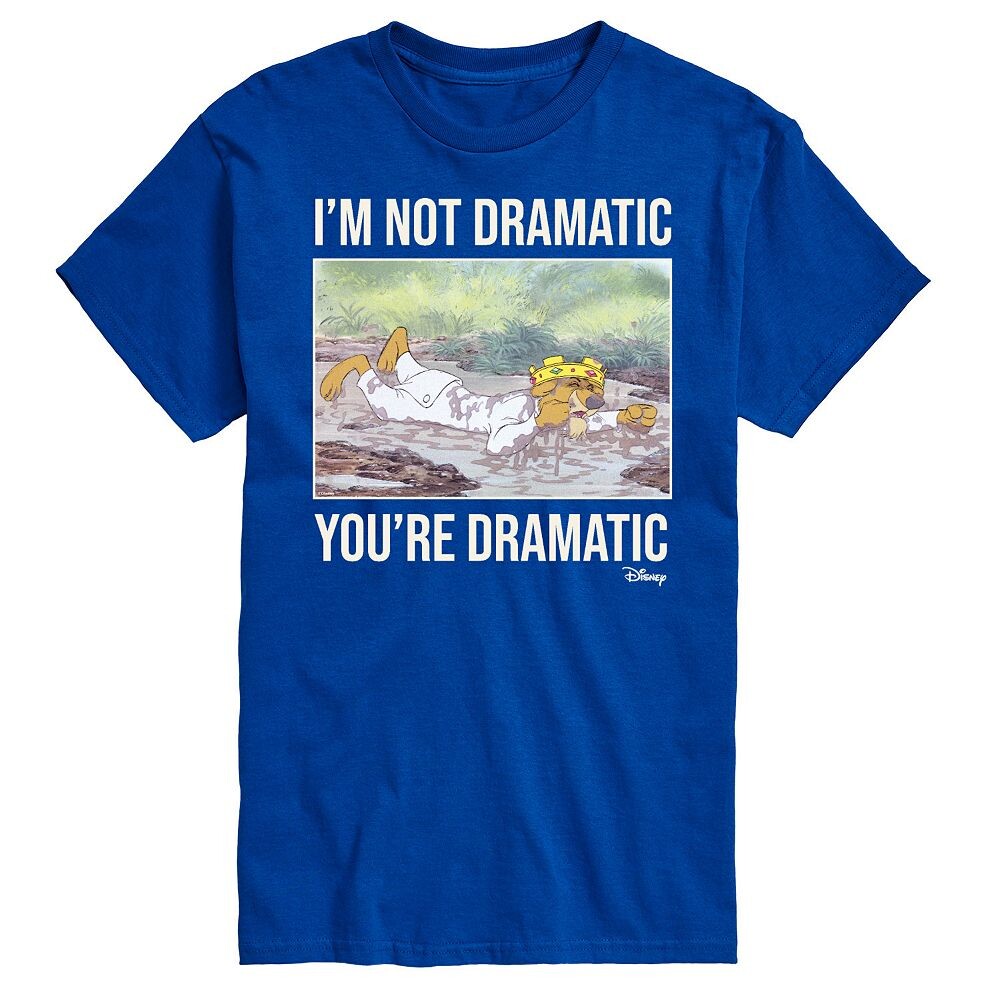 Мужская футболка с драматическим рисунком Disney's Robin Hood, синий
Мужская футболка с драматическим рисунком Disney's Robin Hood, синий