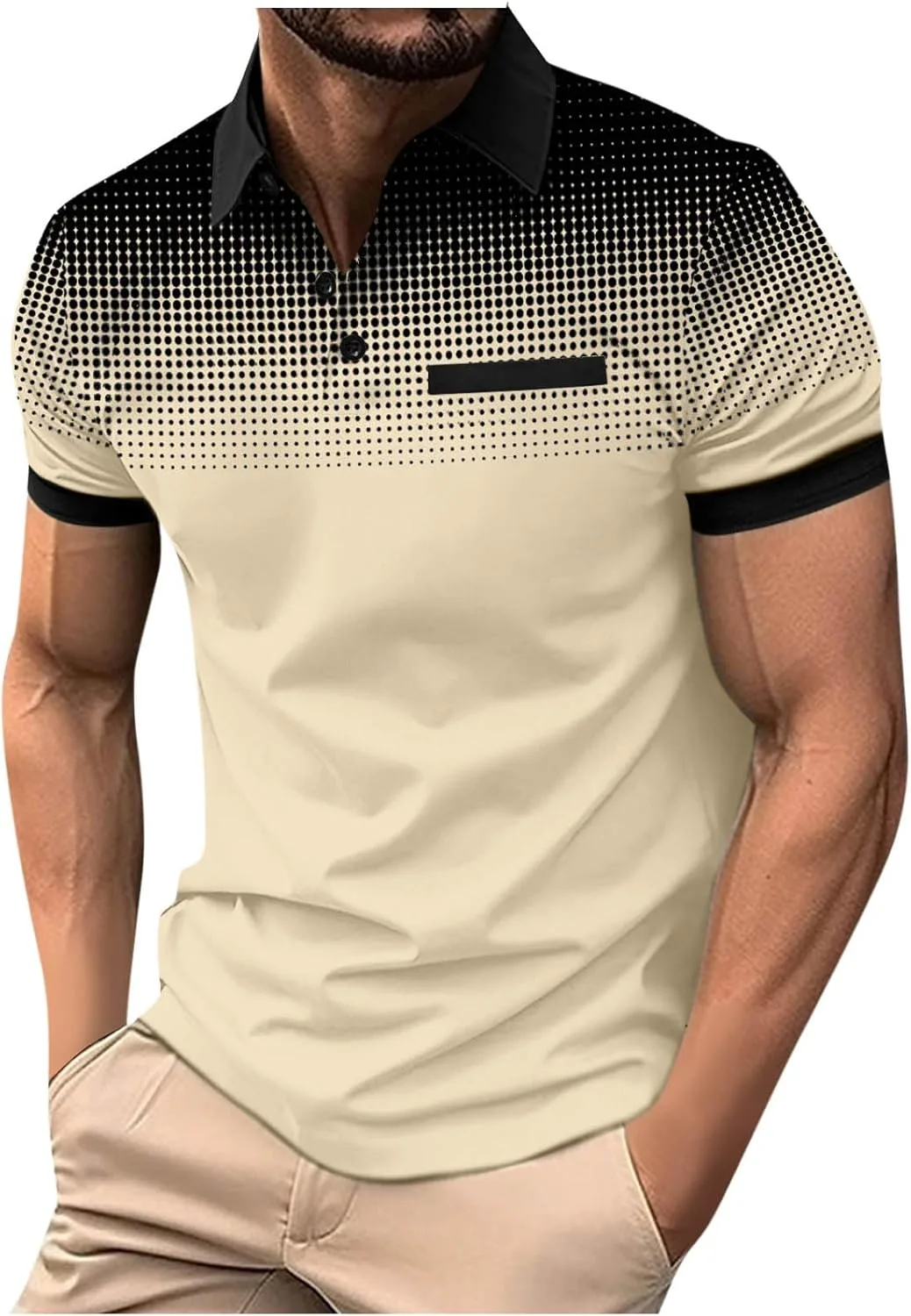 Мужская рубашка поло с коротким рукавом, Color Block, Slim Fit
Мужская рубашка поло с коротким рукавом, Color Block, Slim Fit