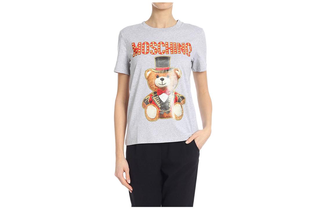 Футболка женская серая MOSCHINO, серый
Футболка женская серая MOSCHINO, серый