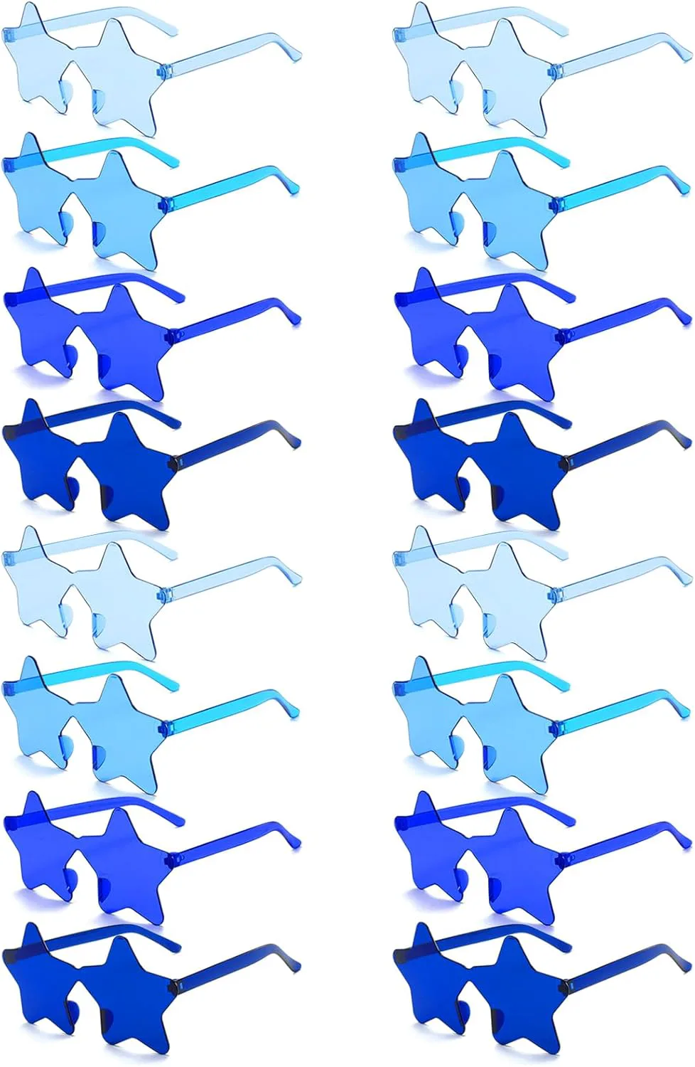 Солнцезащитные очки SUNOVELTIES 16 Star без оправы, ретро, цветные, для вечеринок, градиентные, прозрачные, забавные очки для взрослых унисекс, Blue Gradient Color
Солнцезащитные очки SUNOVELTIES 16 Star без оправы, ретро, цветные, для вечеринок, градиентные, прозрачные, забавные очки для взрослых унисекс, Blue Gradient Color