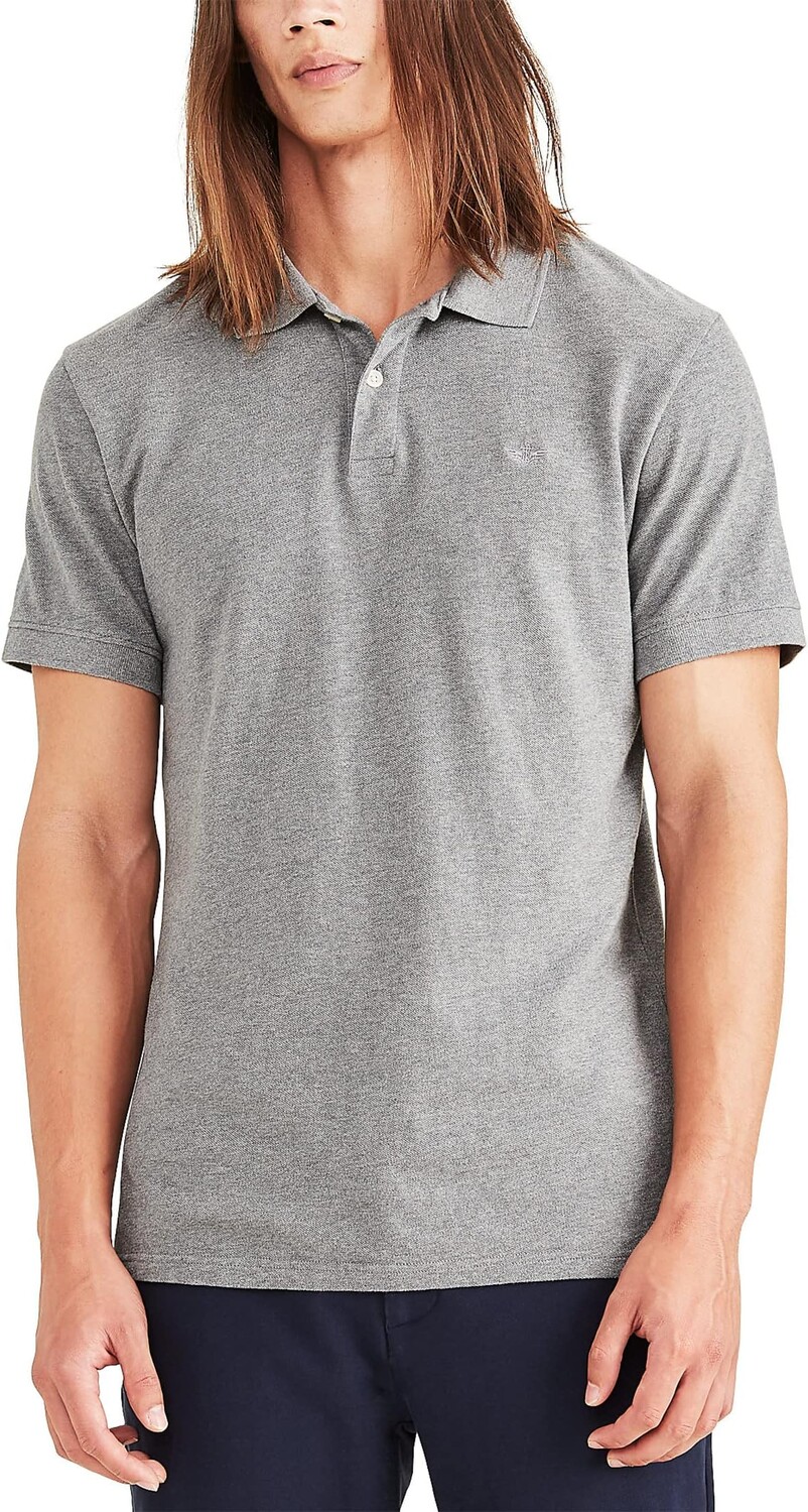 Поло Dockers Slim Fit Rib Collar Polo, цвет Gray Heather
Поло Dockers Slim Fit Rib Collar Polo, цвет Gray Heather