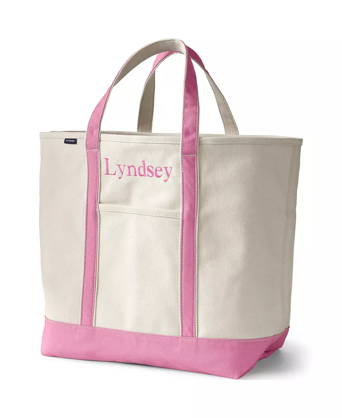 Очень большая натуральная холщовая сумка-шоппер с 5 карманами и открытым верхом Lands' End, белый
Очень большая натуральная холщовая сумка-шоппер с 5 карманами и открытым верхом Lands' End, белый