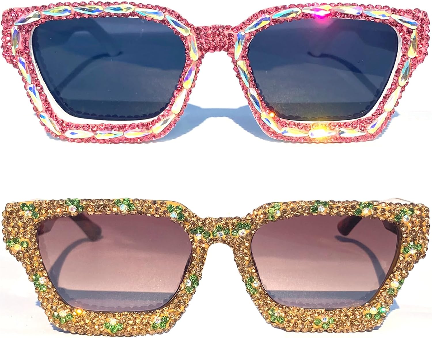 Солнцезащитные очки большого размера с квадратными бриллиантами и стразами, модные женские очки в стиле панк, уникальные солнцезащитные очки с градиентной оправой, 2024 год mincl, 2pcs-brown&pink
Солнцезащитные очки большого размера с квадратными бриллиантами и стразами, модные женские очки в стиле панк, уникальные солнцезащитные очки с градиентной оправой, 2024 год mincl, 2pcs-brown&pink