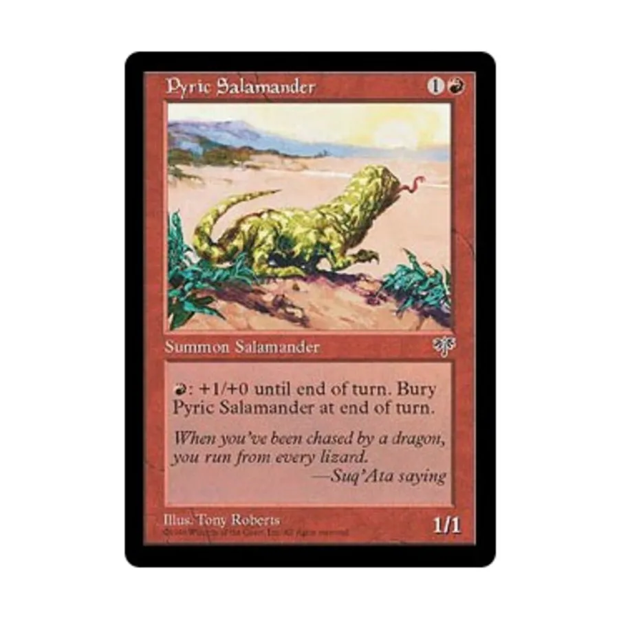 CCG Пириковая Саламандра (К), MTG - Mirage
CCG Пириковая Саламандра (К), MTG - Mirage