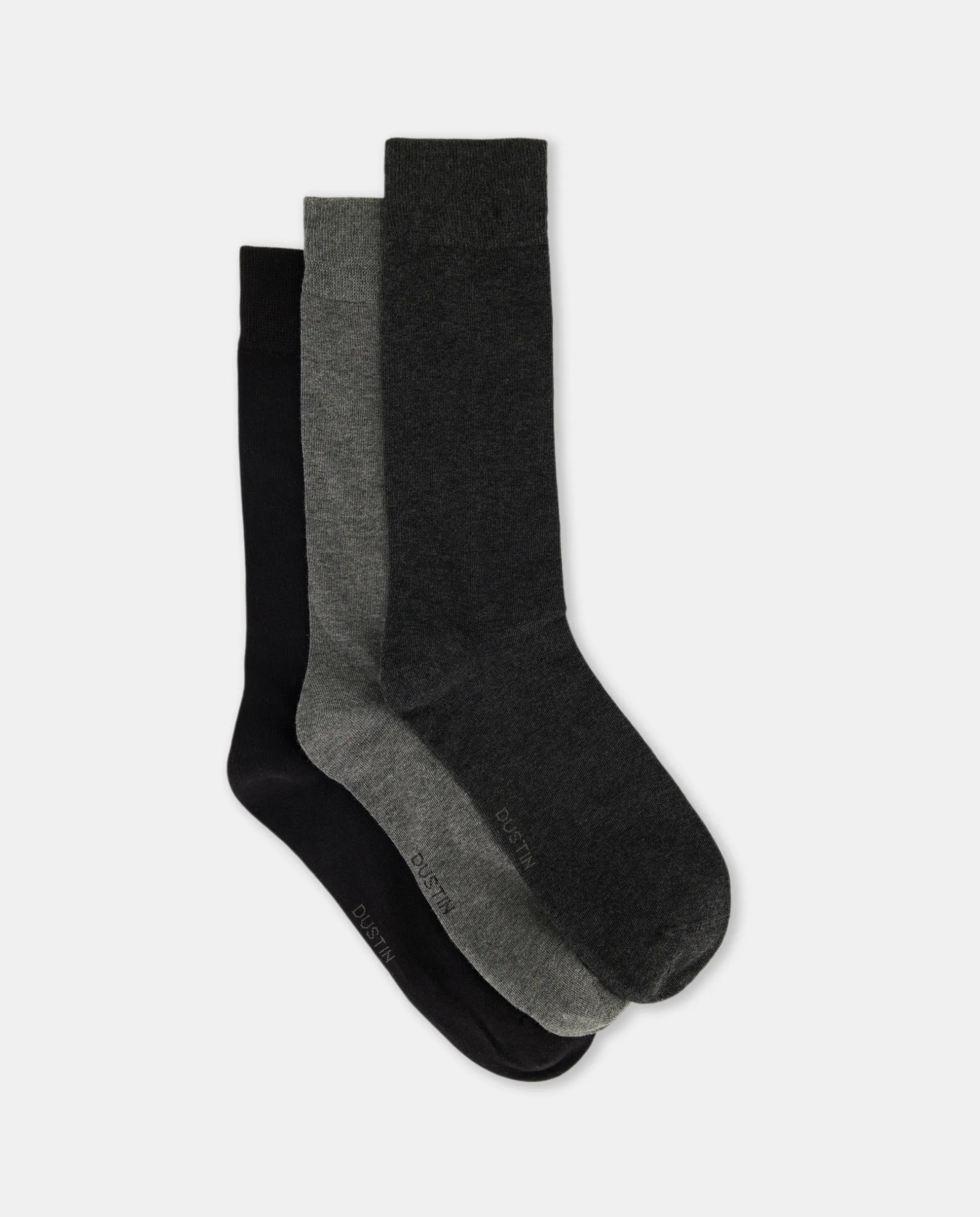 Набор из 3 спортивных носков фэнтези меланж для мужчин Dustin, серый 
Набор из 3 спортивных носков фэнтези меланж для мужчин Dustin, серый