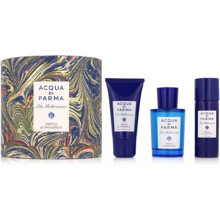 Подарочный набор Acqua Di Parma Mirto Di Panarea Blu Mediterraneo
Подарочный набор Acqua Di Parma Mirto Di Panarea Blu Mediterraneo
