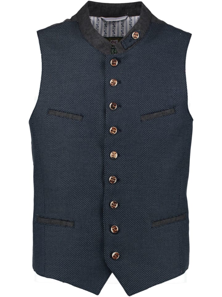 OS-Trachten Традиционный жилет Qalimo темно-синего цвета
OS-Trachten Традиционный жилет Qalimo темно-синего цвета