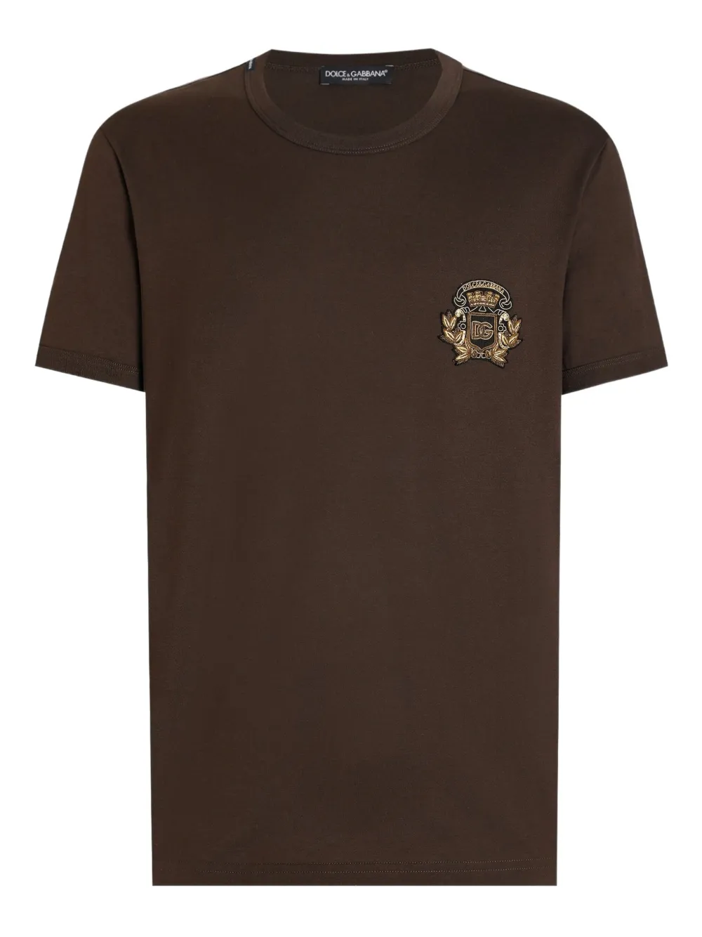 Футболка с гербом DOLCE & GABBANA, коричневый
Футболка с гербом DOLCE & GABBANA, коричневый