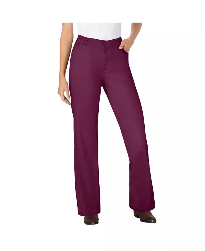 Женские джинсы Within Stretch Denim с широкими штанинами и пятью карманами Woman Within, красный
Женские джинсы Within Stretch Denim с широкими штанинами и пятью карманами Woman Within, красный