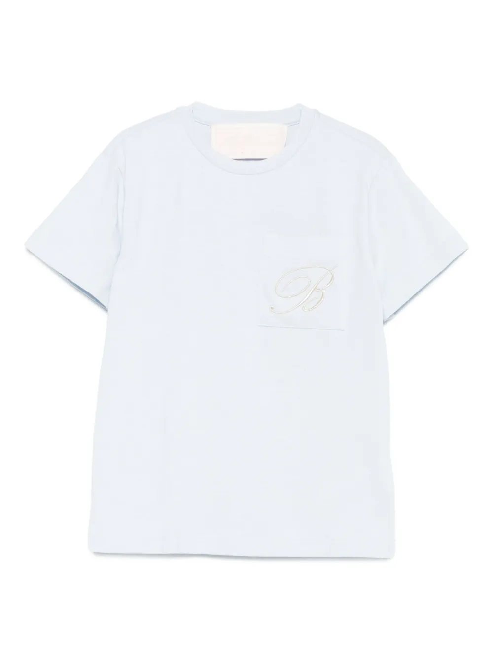 Футболка с вышитым карманом Miss Blumarine, синий
Футболка с вышитым карманом Miss Blumarine, синий