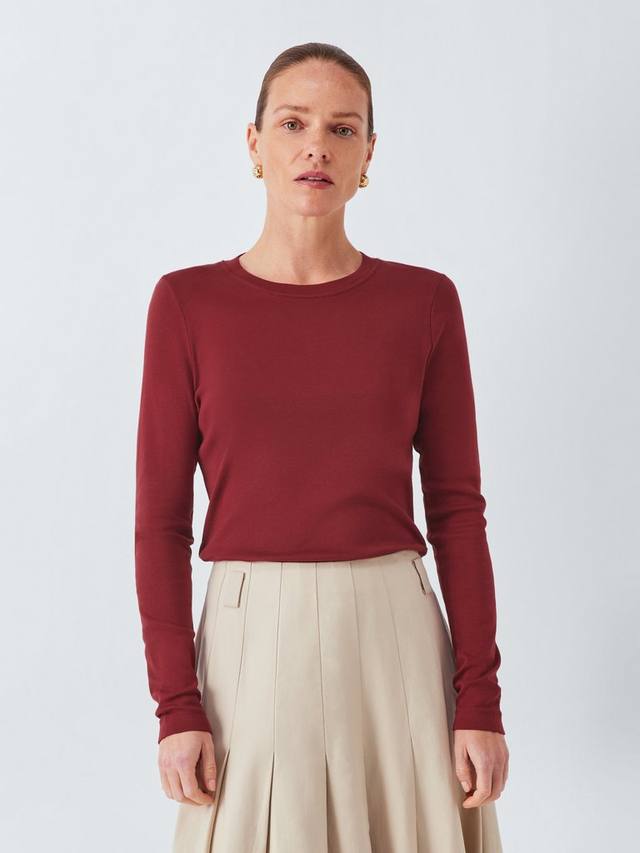 Футболка с длинным рукавом и круглым вырезом из органического хлопка John Lewis, Pomegranate, Красный, Футболка с длинным рукавом и круглым вырезом из органического хлопка John Lewis, Pomegranate
Футболка с длинным рукавом и круглым вырезом из органического хлопка John Lewis, Pomegranate, Красный, Футболка с длинным рукавом и круглым вырезом из органического хлопка John Lewis, Pomegranate