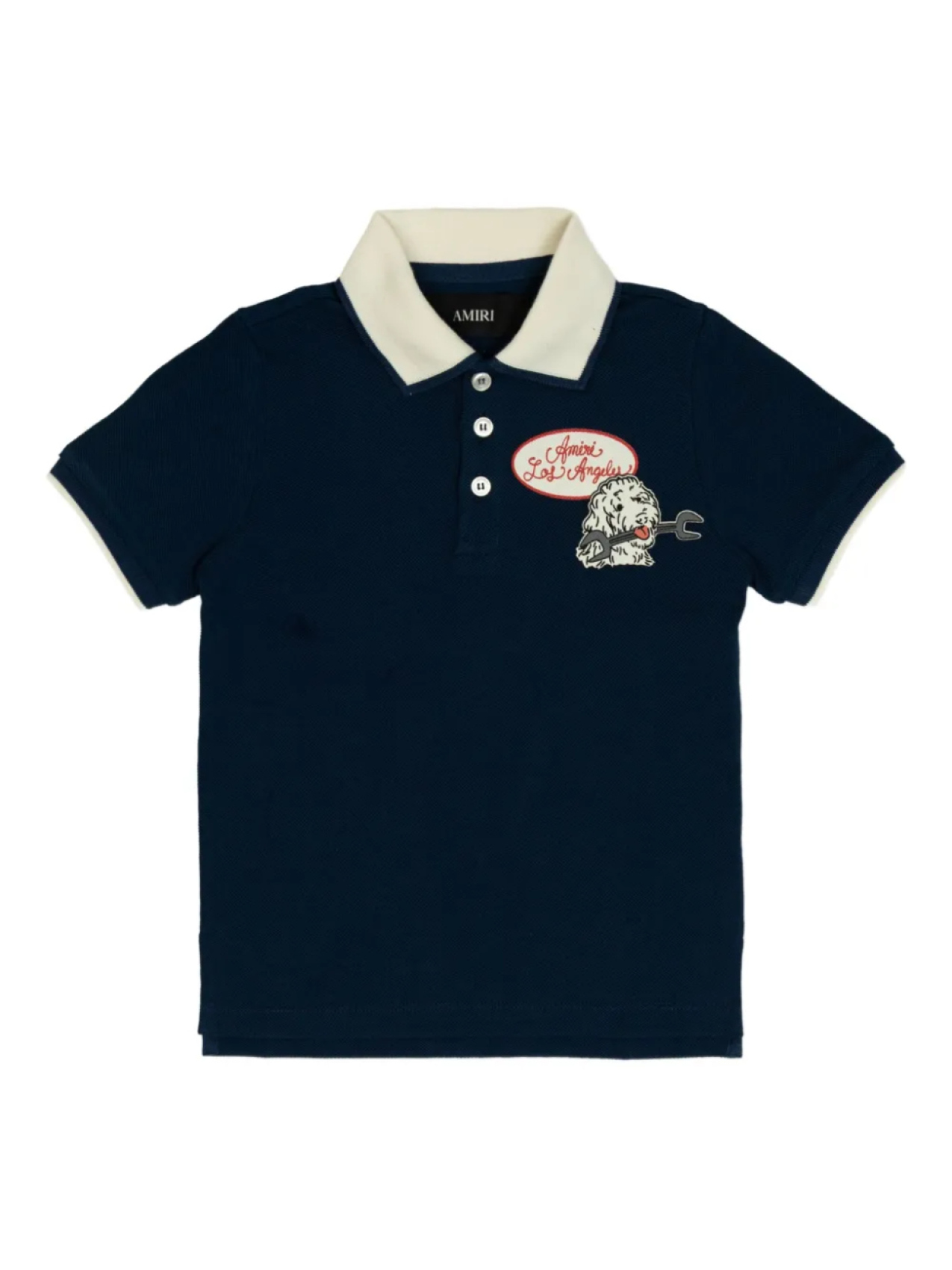 Рубашка-поло AMIRI KIDS с контрастным воротником, синий
Рубашка-поло AMIRI KIDS с контрастным воротником, синий