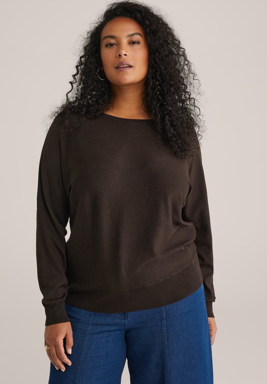 Толстовка WE Fashion CURVE, Dark Brown
Толстовка WE Fashion CURVE, Dark Brown