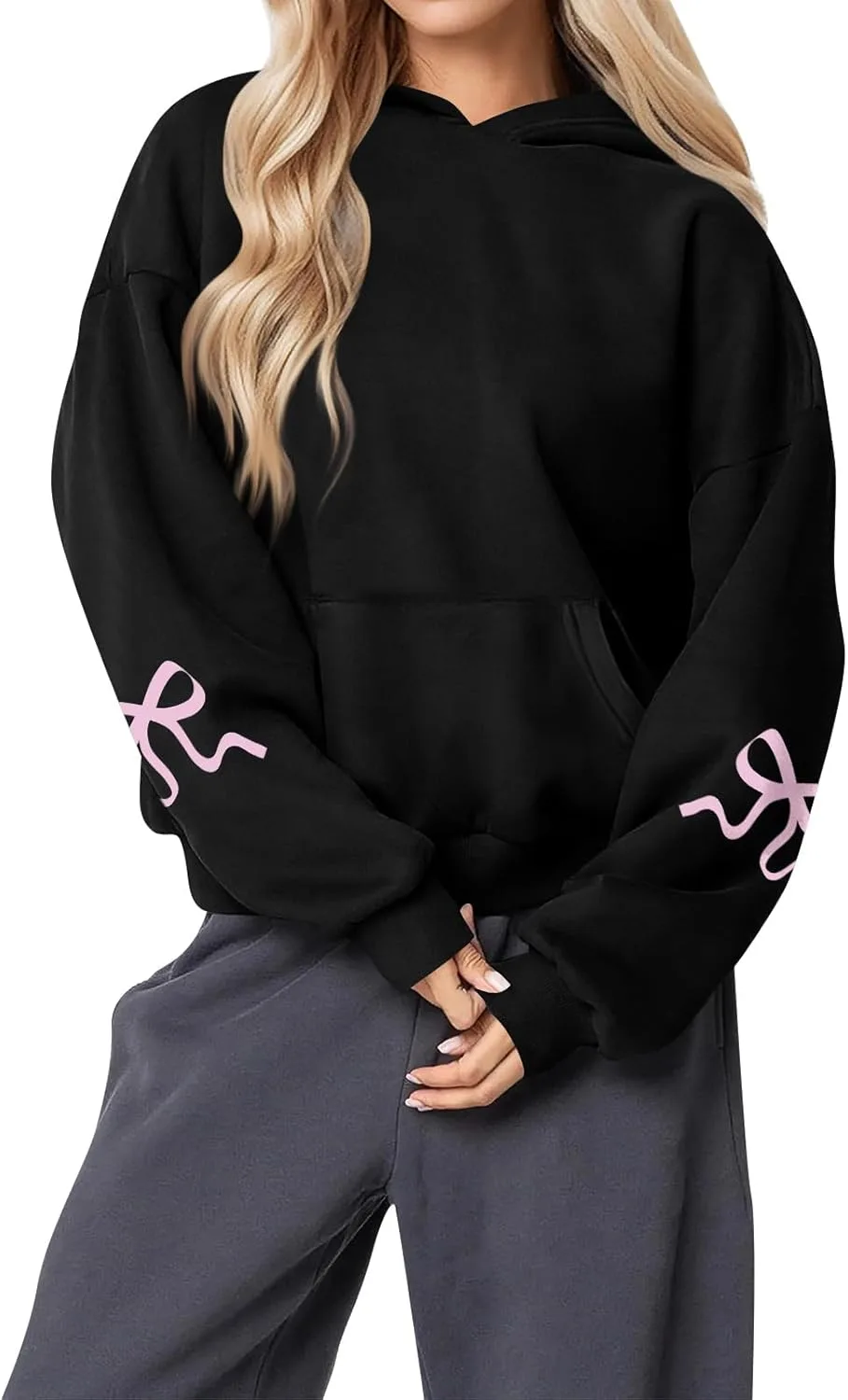 FQZWONG женский оверсайз свитшот с бантом
FQZWONG женский оверсайз свитшот с бантом