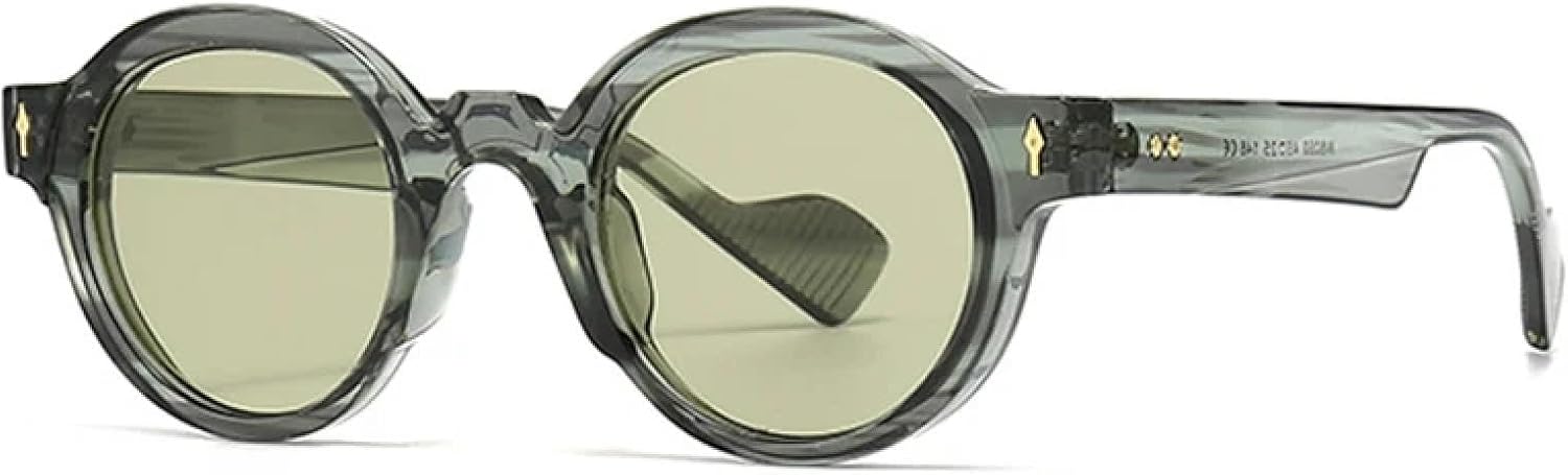 Солнцезащитные очки с защитой от УФ-излучения UV400 | Круглые женские, в стиле панк, с заклепками, градиентные, мужские, для занятий спортом на открытом воздухе и вождения DSVIGF, Green Stripe Green
Солнцезащитные очки с защитой от УФ-излучения UV400 | Круглые женские, в стиле панк, с заклепками, градиентные, мужские, для занятий спортом на открытом воздухе и вождения DSVIGF, Green Stripe Green