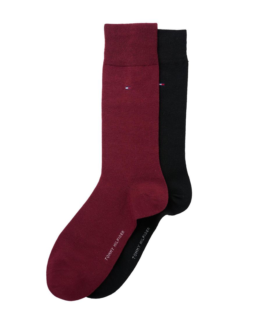 Мужские однотонные носки (2 шт) Tommy Hilfiger, Burgundy/Black
Мужские однотонные носки (2 шт) Tommy Hilfiger, Burgundy/Black