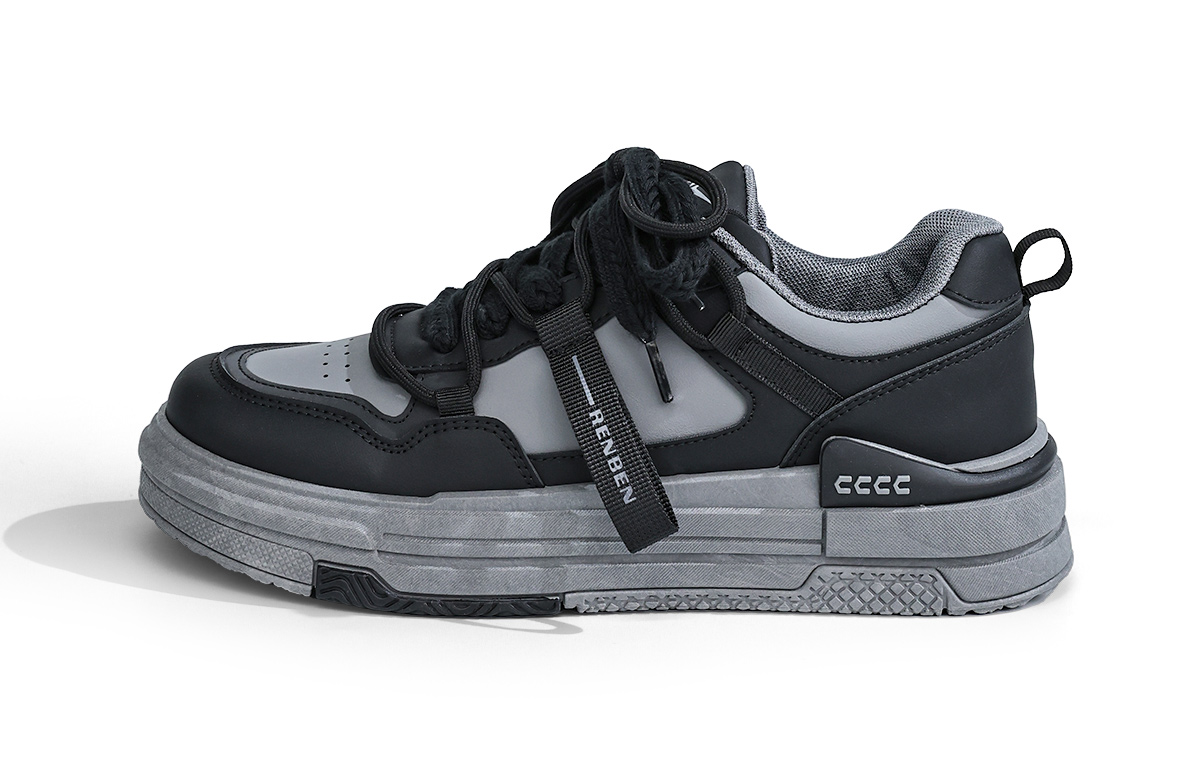 Нескользящие и износостойкие дышащие низкие мужские кроссовки для скейтбординга RENBEN, Black Gray
Нескользящие и износостойкие дышащие низкие мужские кроссовки для скейтбординга RENBEN, Black Gray