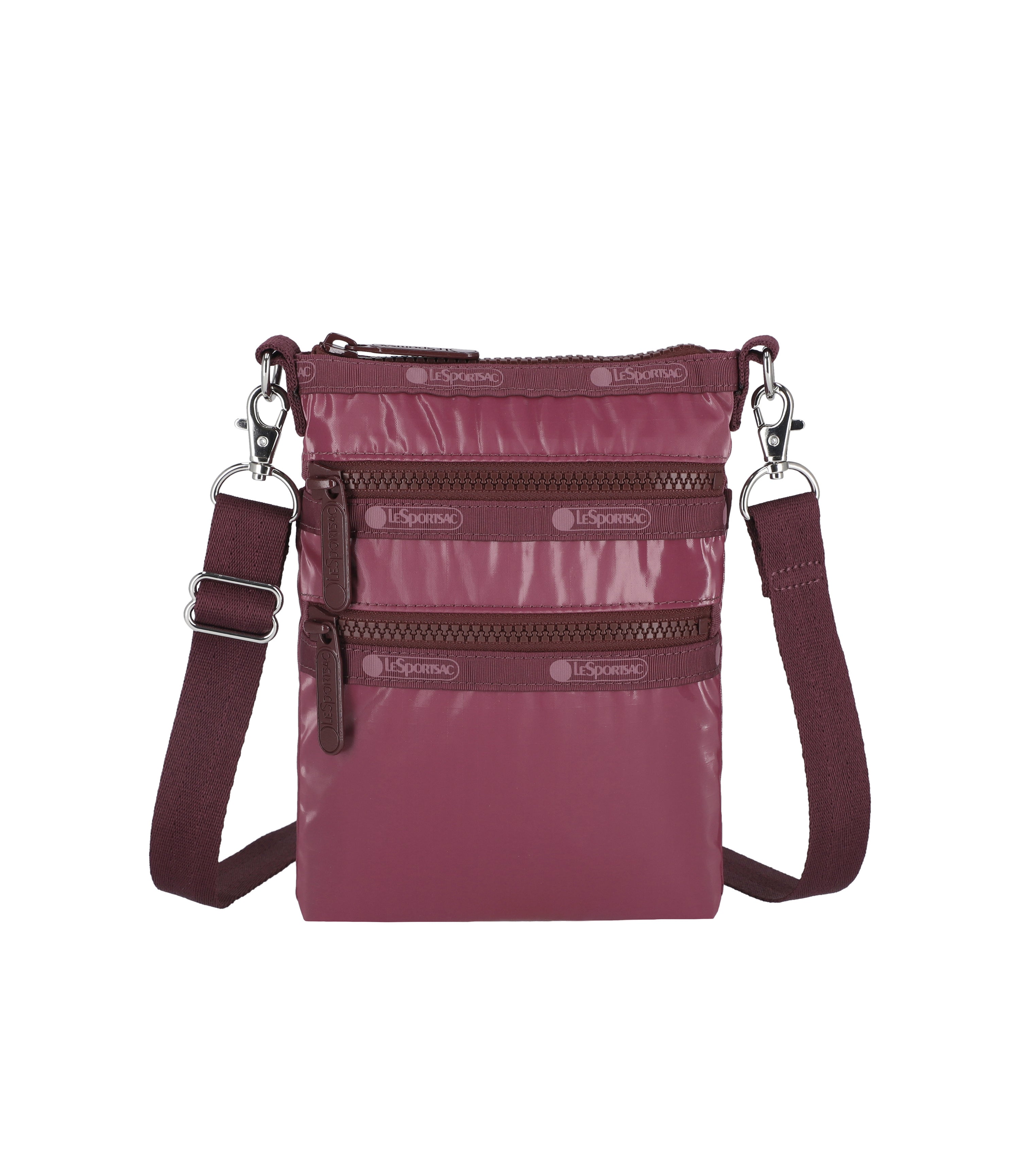 Сумка через плечо с тремя молниями LeSportsac, цвет purple berry shine, Фиолетовый, Сумка через плечо с тремя молниями LeSportsac, цвет purple berry shine
Сумка через плечо с тремя молниями LeSportsac, цвет purple berry shine, Фиолетовый, Сумка через плечо с тремя молниями LeSportsac, цвет purple berry shine