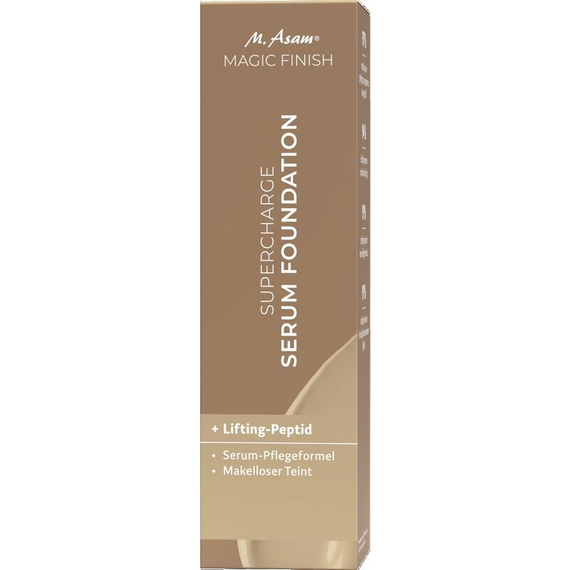 Magic Finish Supercharge Serum Foundation 300 теплый песок M. Asam, 30 ml
Magic Finish Supercharge Serum Foundation 300 теплый песок M. Asam, 30 ml