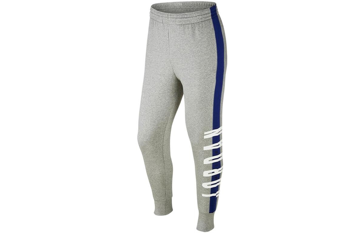 Трикотажные спортивные штаны мужские серые Jordan, серый 
Трикотажные спортивные штаны мужские серые Jordan, серый