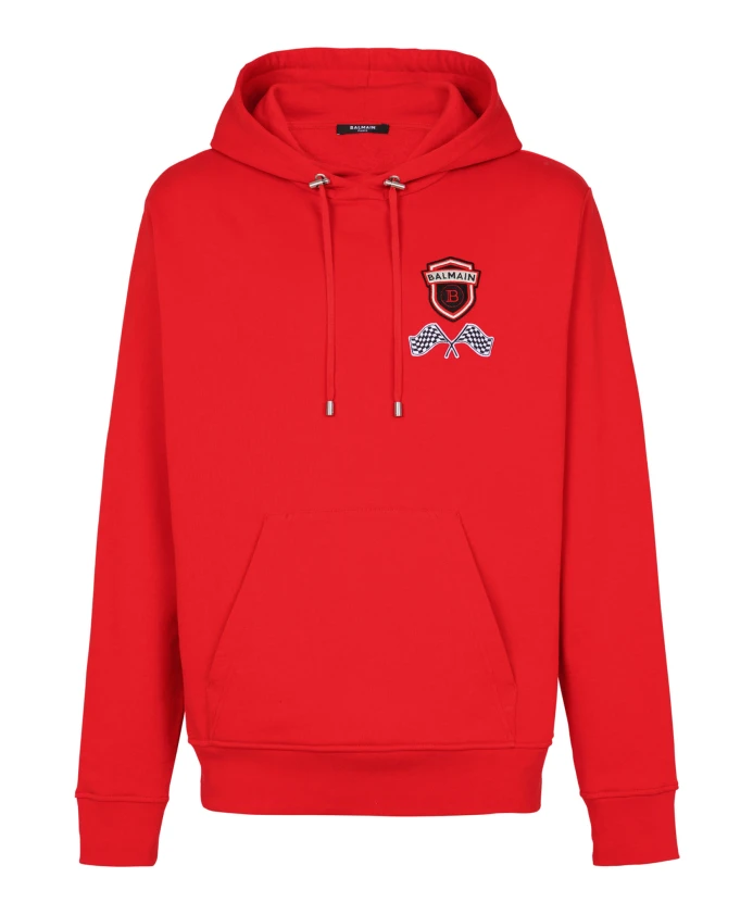 Толстовка с капюшоном для гонок Balmain, красный
Толстовка с капюшоном для гонок Balmain, красный