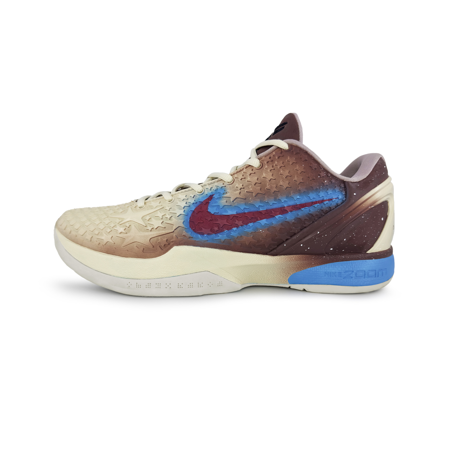 Nike Кроссовки баскетбольные низкие Zoom Kobe 6 'All Star 2.0' мужские white brown с амортизацией и износостойкие
Nike Кроссовки баскетбольные низкие Zoom Kobe 6 'All Star 2.0' мужские white brown с амортизацией и износостойкие