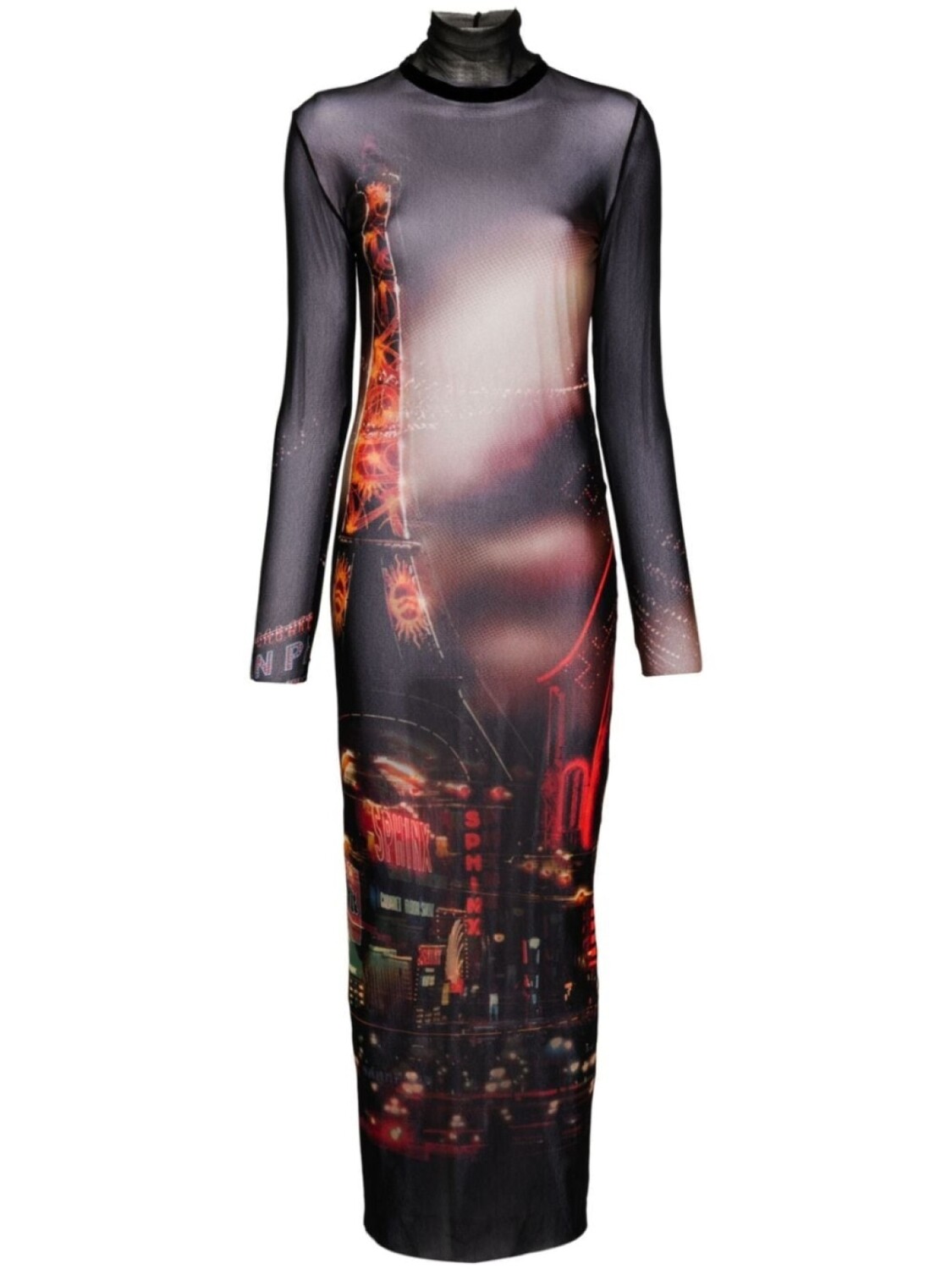 Jean Paul Gaultier платье макси из тюля с принтом Pigalle, черный
Jean Paul Gaultier платье макси из тюля с принтом Pigalle, черный