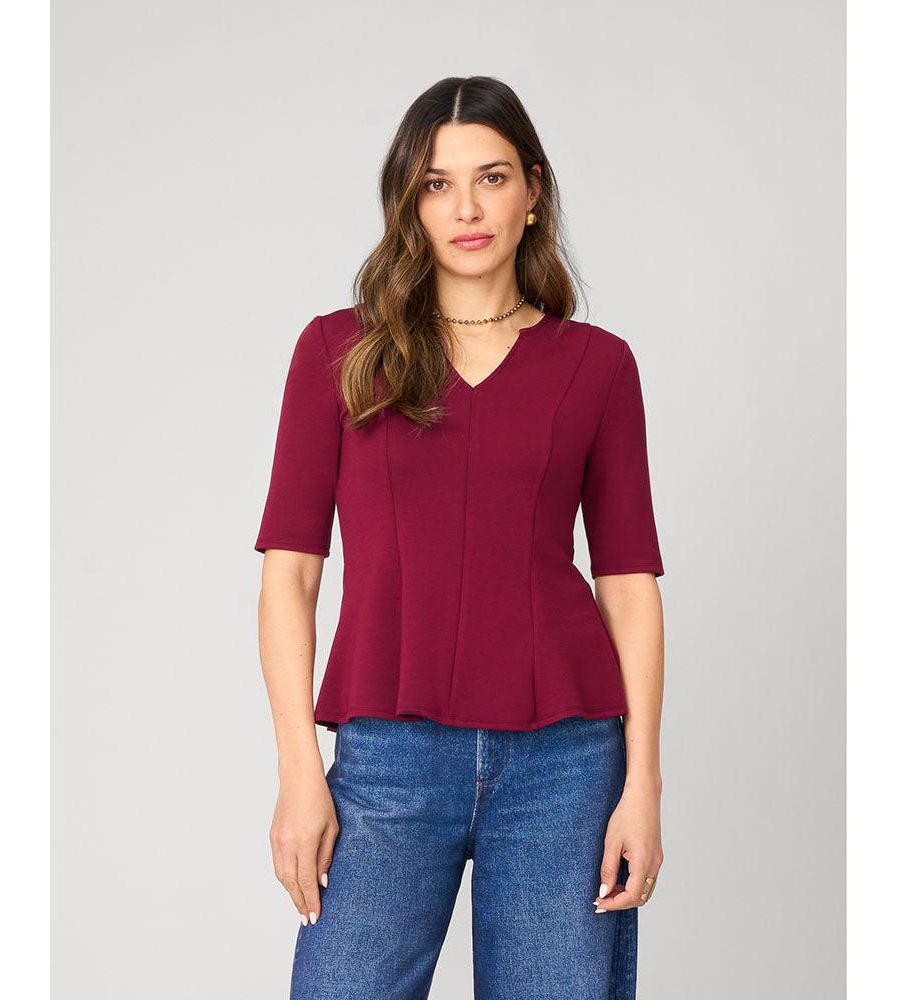 Женский минималистичный топ-пеплум из ткани дайвинг Cable & Gauge, Tawny port
Женский минималистичный топ-пеплум из ткани дайвинг Cable & Gauge, Tawny port