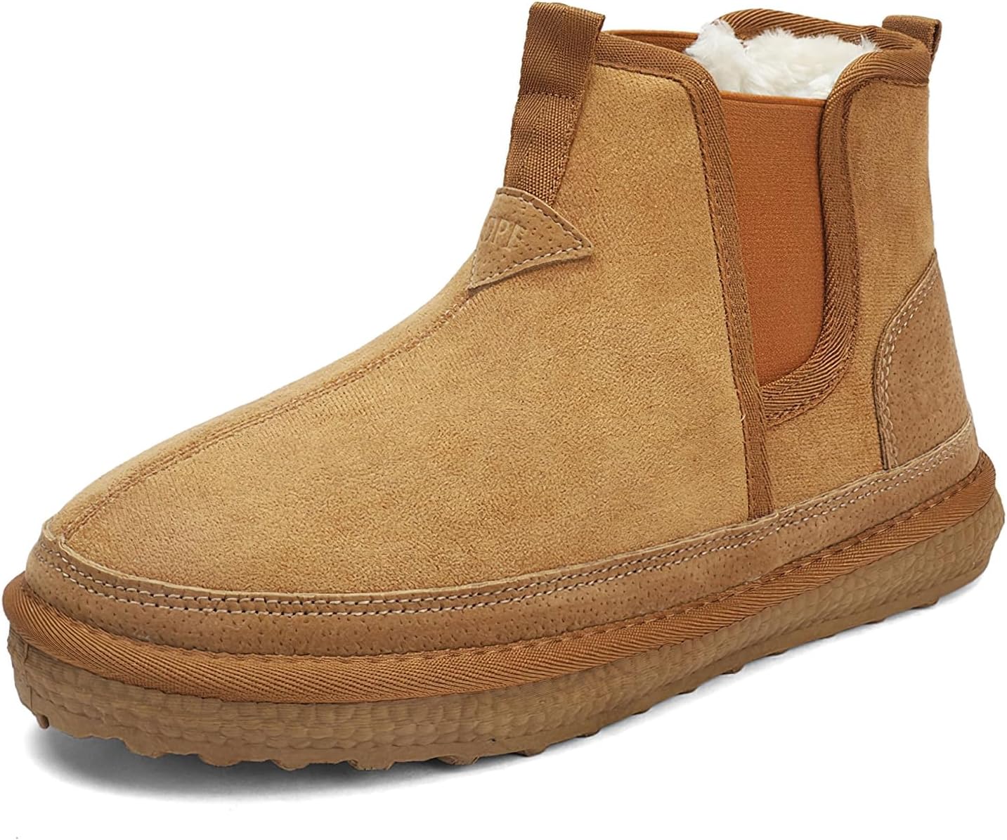 Зимние мужские ботинки с меховой подкладкой, теплые, противоскользящие, замшевые ботинки Челси Yebonsho, хаки
Зимние мужские ботинки с меховой подкладкой, теплые, противоскользящие, замшевые ботинки Челси Yebonsho, хаки
