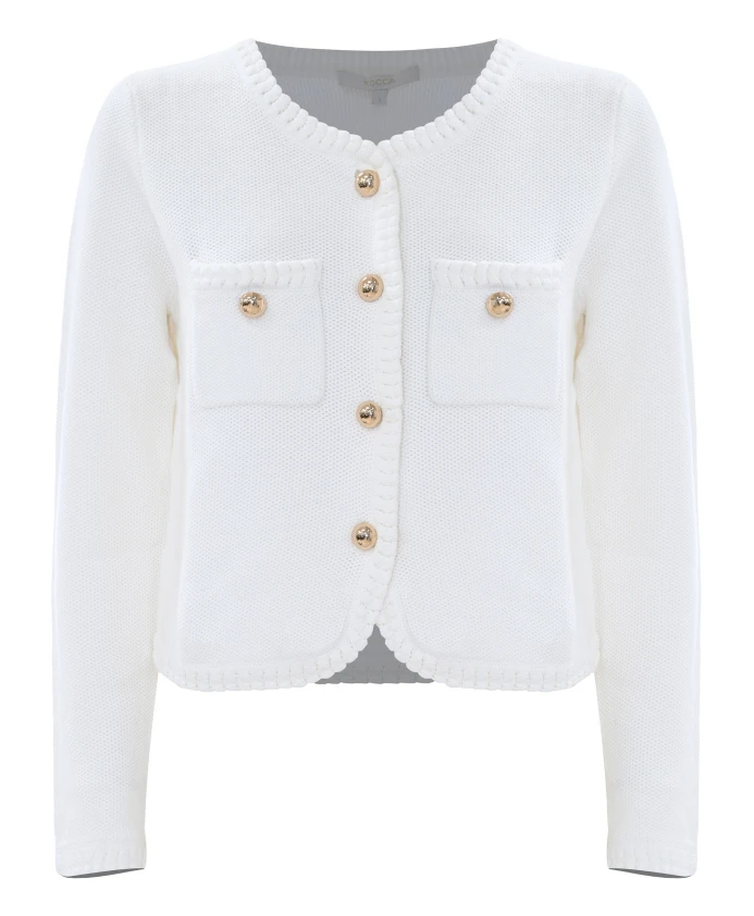 Стильные кардиганы для элегантного образа Kocca, белый
Стильные кардиганы для элегантного образа Kocca, белый